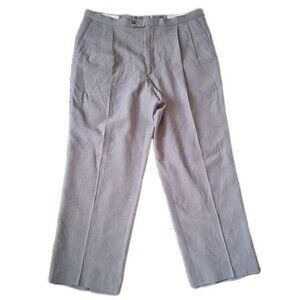 ​SANSABELT Ltd. Men's Dress Pants 36x28 Gray Regular Fit Classic Slacks Adult